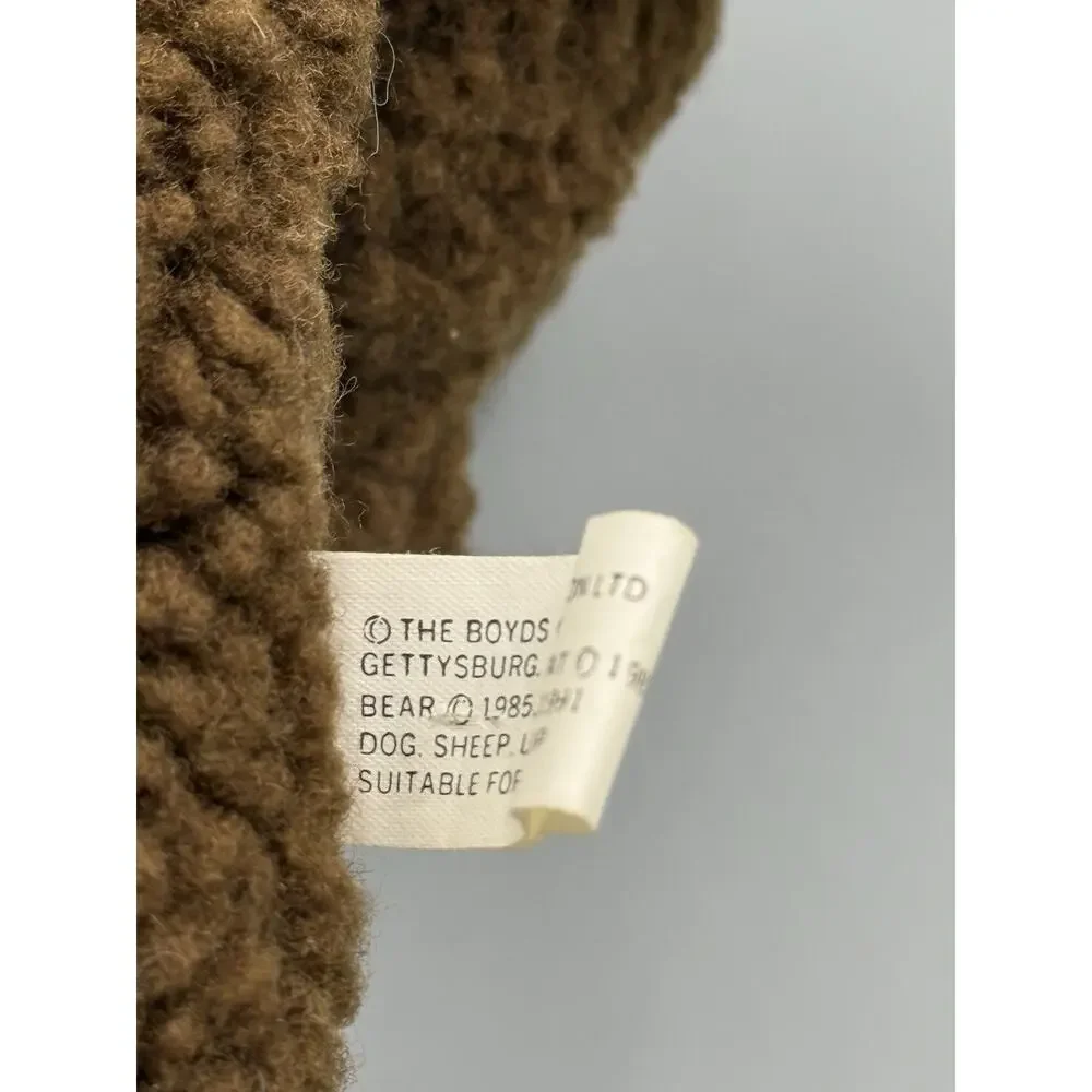 Boyds Bears Plush Teddy Brown 11” 1995 J.B. Bean & Associates w/ Hang Tag